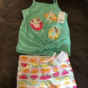 NWT Carter’s toddler girl 2 piece outfit